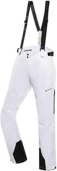 Pantaloni da sci Alpine Pro Osaga donna impermeabili e caldi XL bianco.