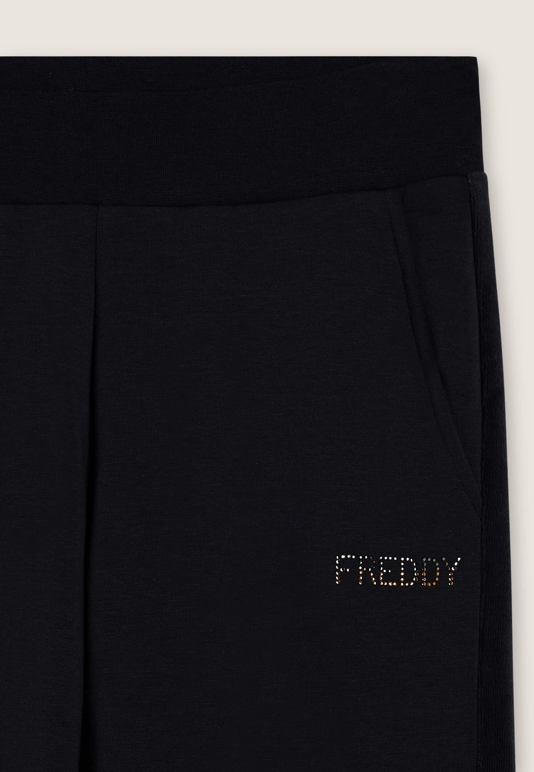 Pantalon de sport pour femmes avec pièce décorative en velours 3/3