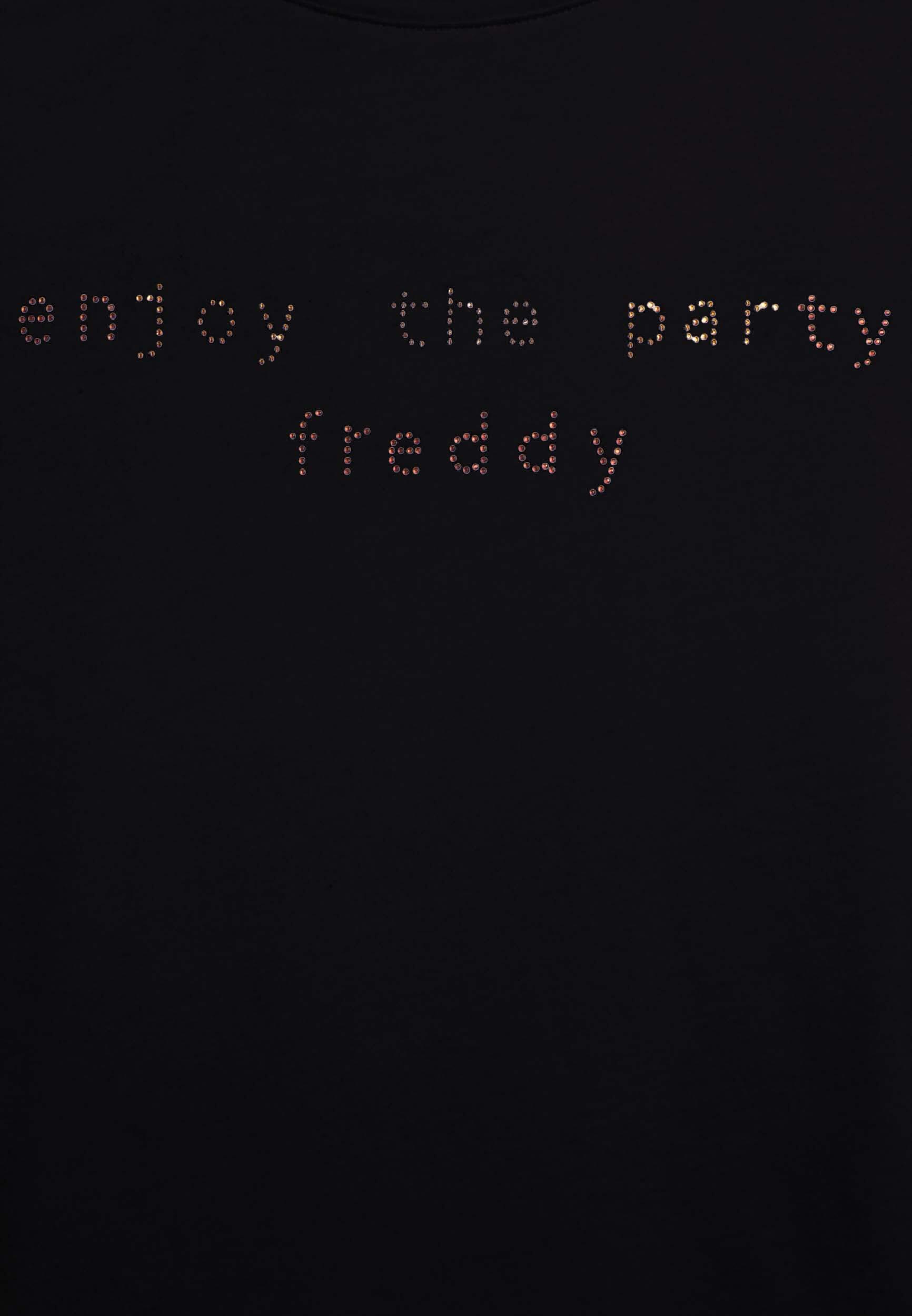T-shirt avec graphique « Enjoy the party » en paillettes 3/3