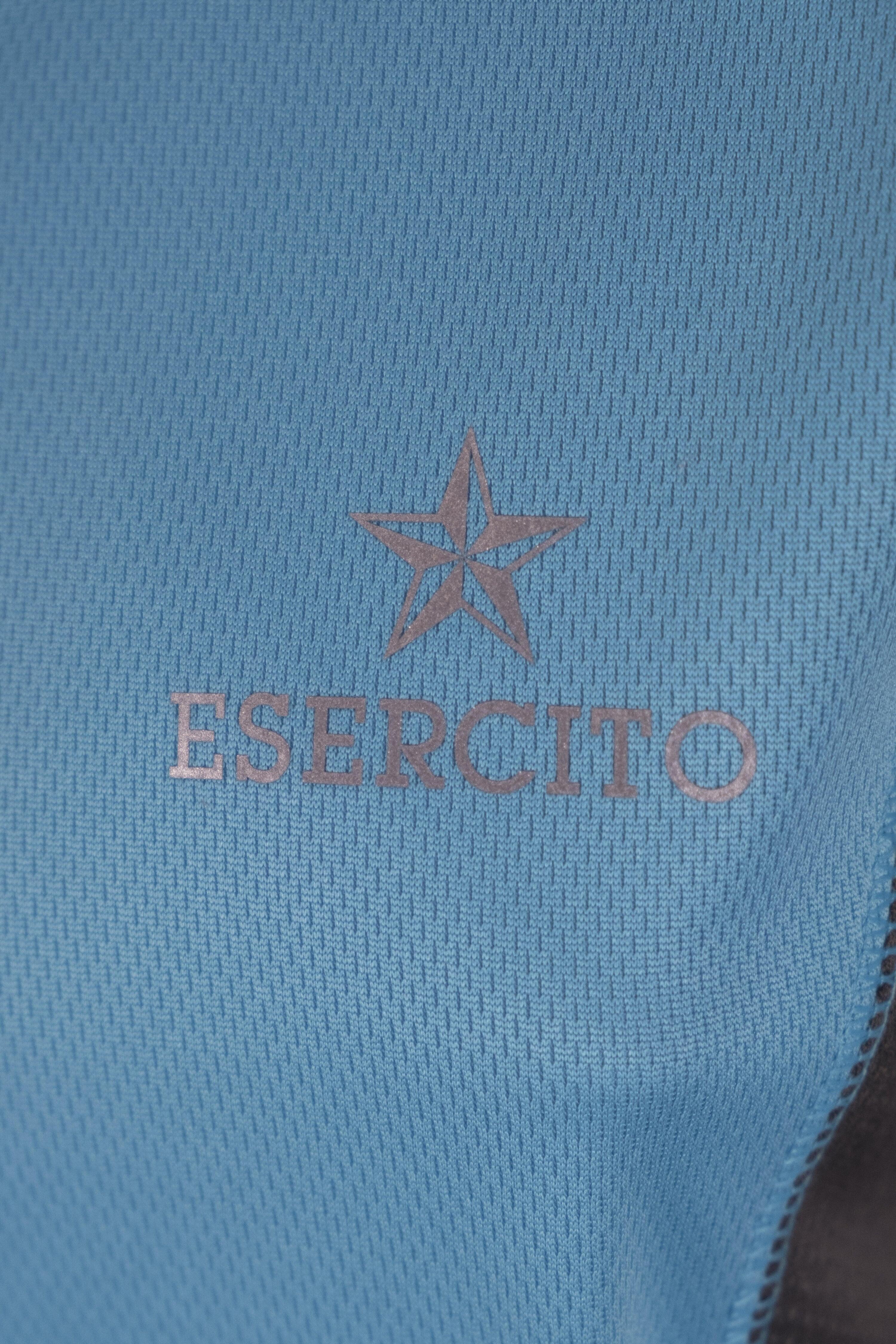 T-shirt Esercito running a maniche corte azzurra donna 3/4
