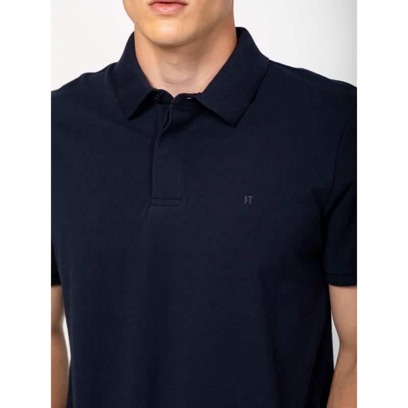 Tricou cu mânecă scurtă, cu guler, pentru bărbați DURBO