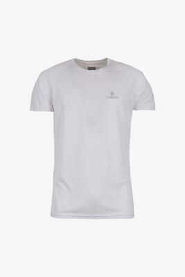 T-shirt Esercito running bianca a maniche corte uomo