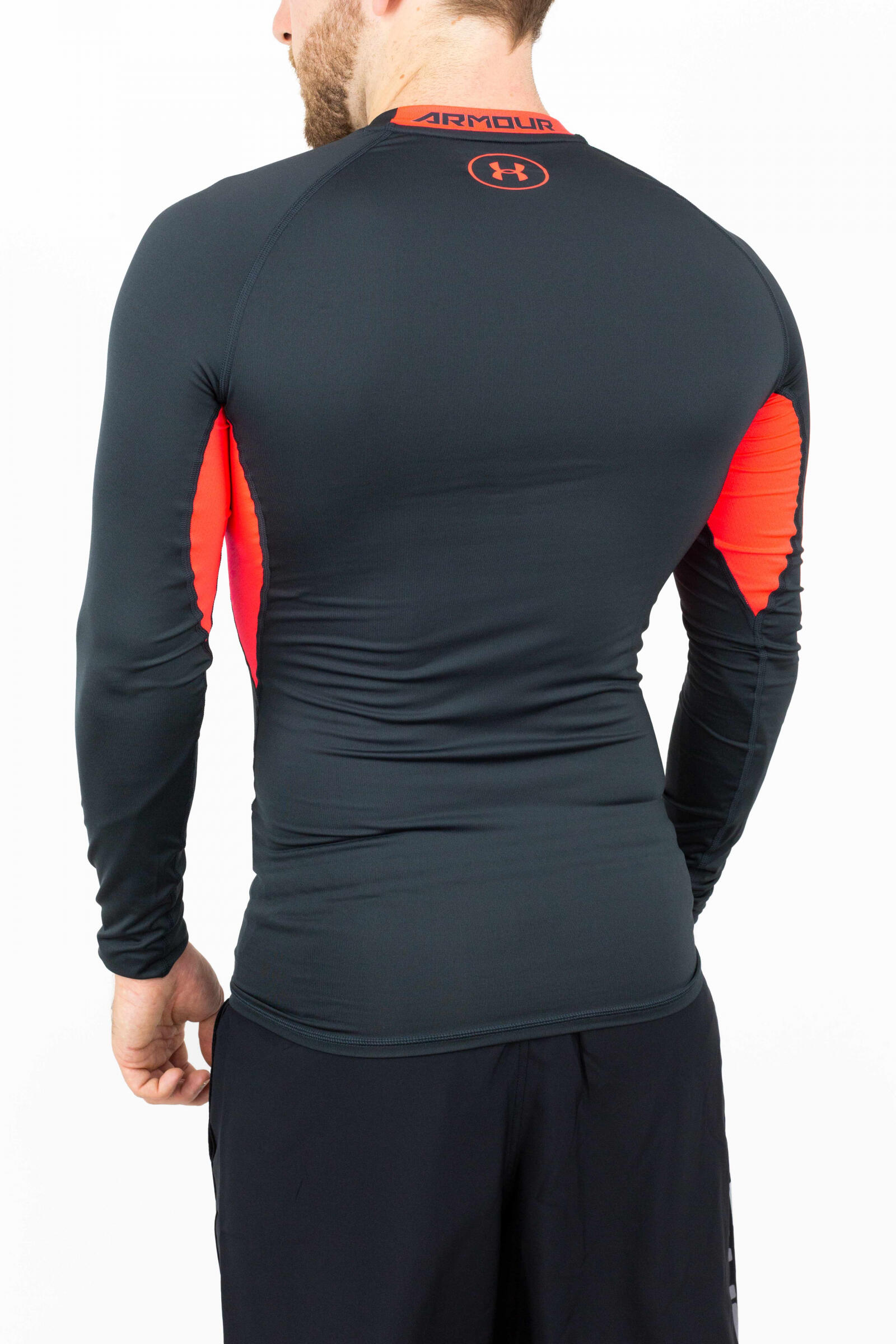 Under Armour Camiseta De Manga Larga Heatgear Armour Rojo/negro 3/4