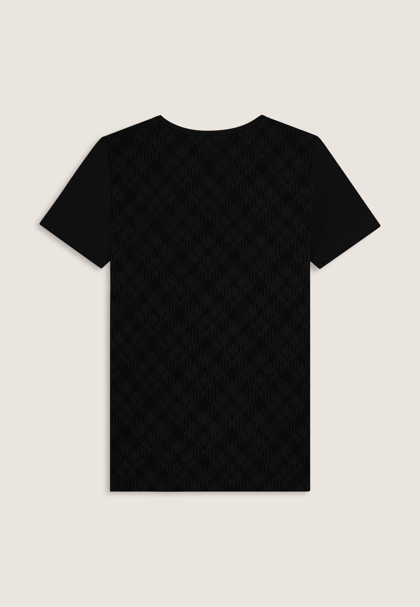 T-shirt raglan con inserto geometrico 2/3