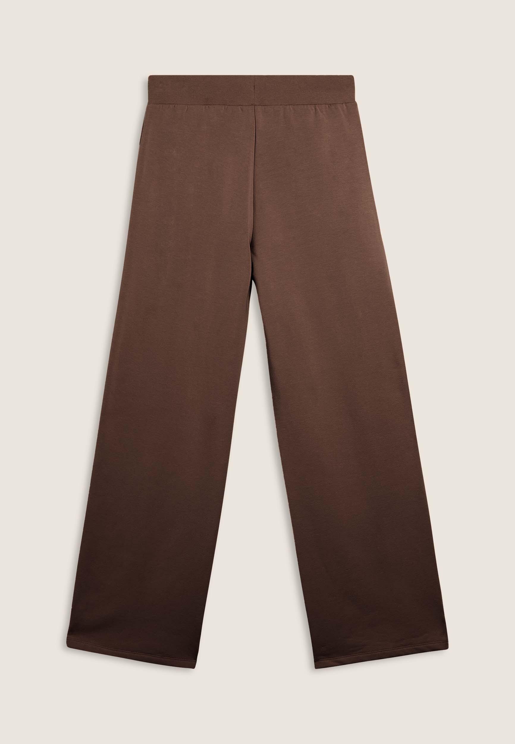 Pantalon à jambes larges pour femmes avec logo en paillettes bicolore 2/3