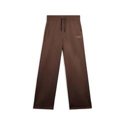 Pantalon à jambes larges pour femmes avec logo en paillettes bicolore