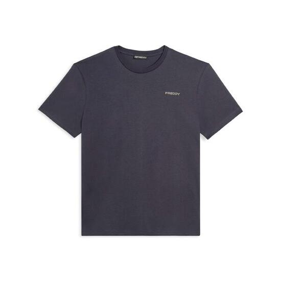 T-shirt basique en coton avec logo sur le cœur