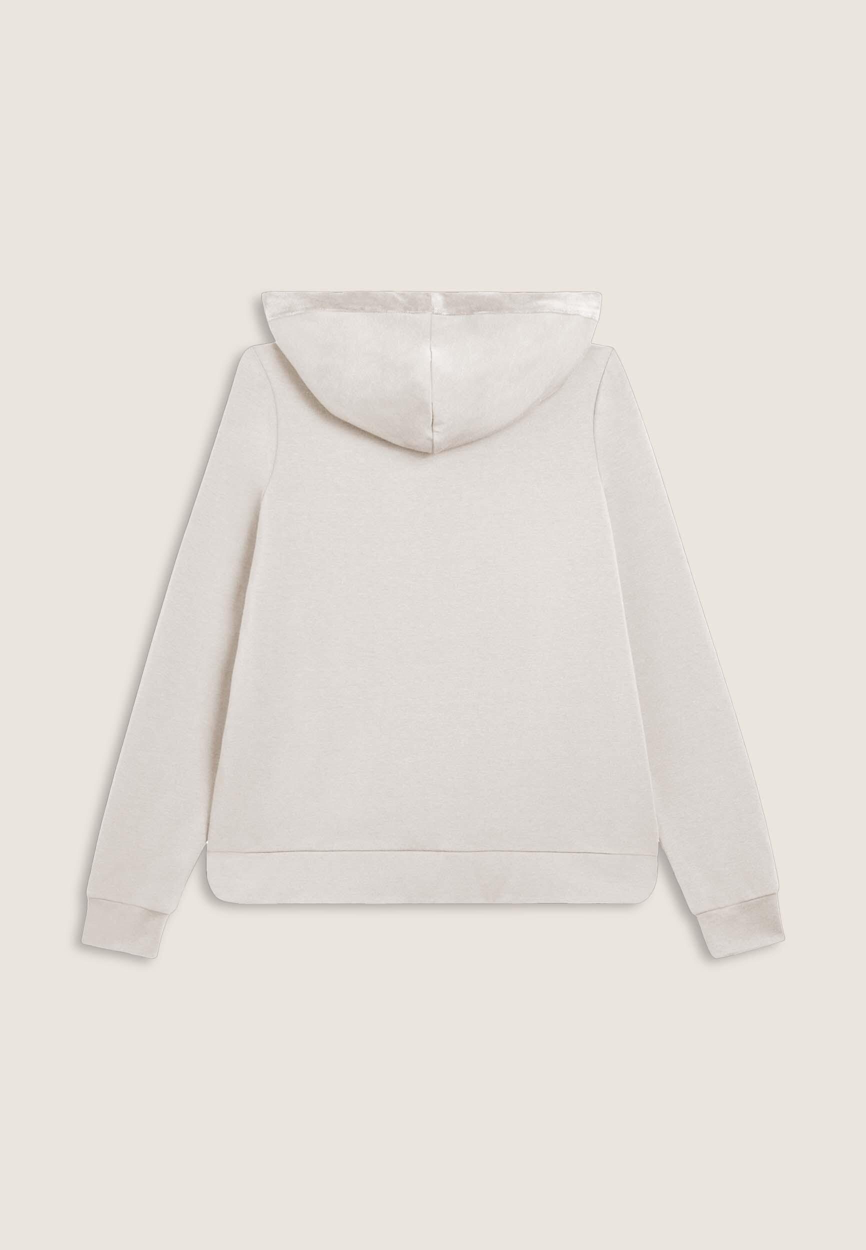 Felpa sportiva da donna con interno cappuccio in velluto 2/3