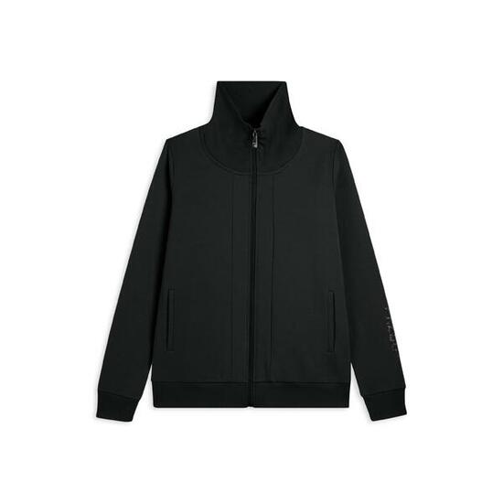 Sweat-shirt zippé avec col retournable