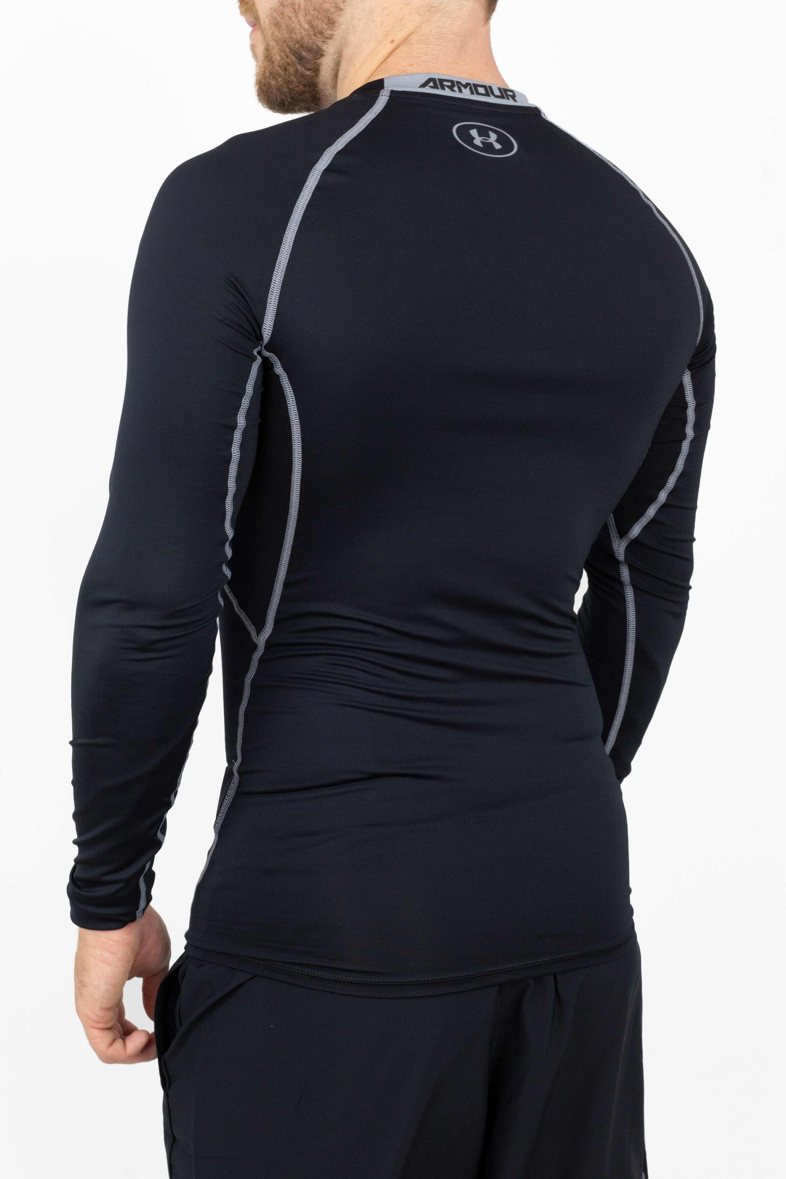 Under Armour Camiseta De Manga Larga Heatgear Armour Negro 3/4