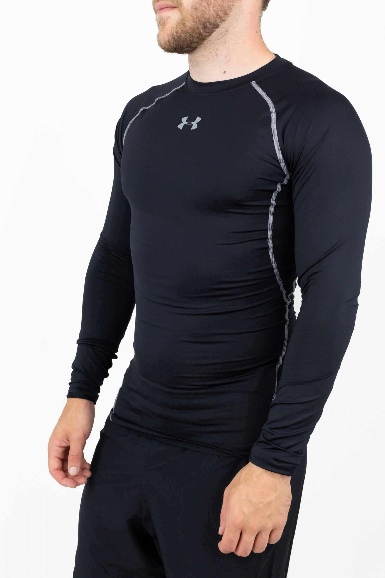 Under Armour Camiseta De Manga Larga Heatgear Armour Negro 2/4