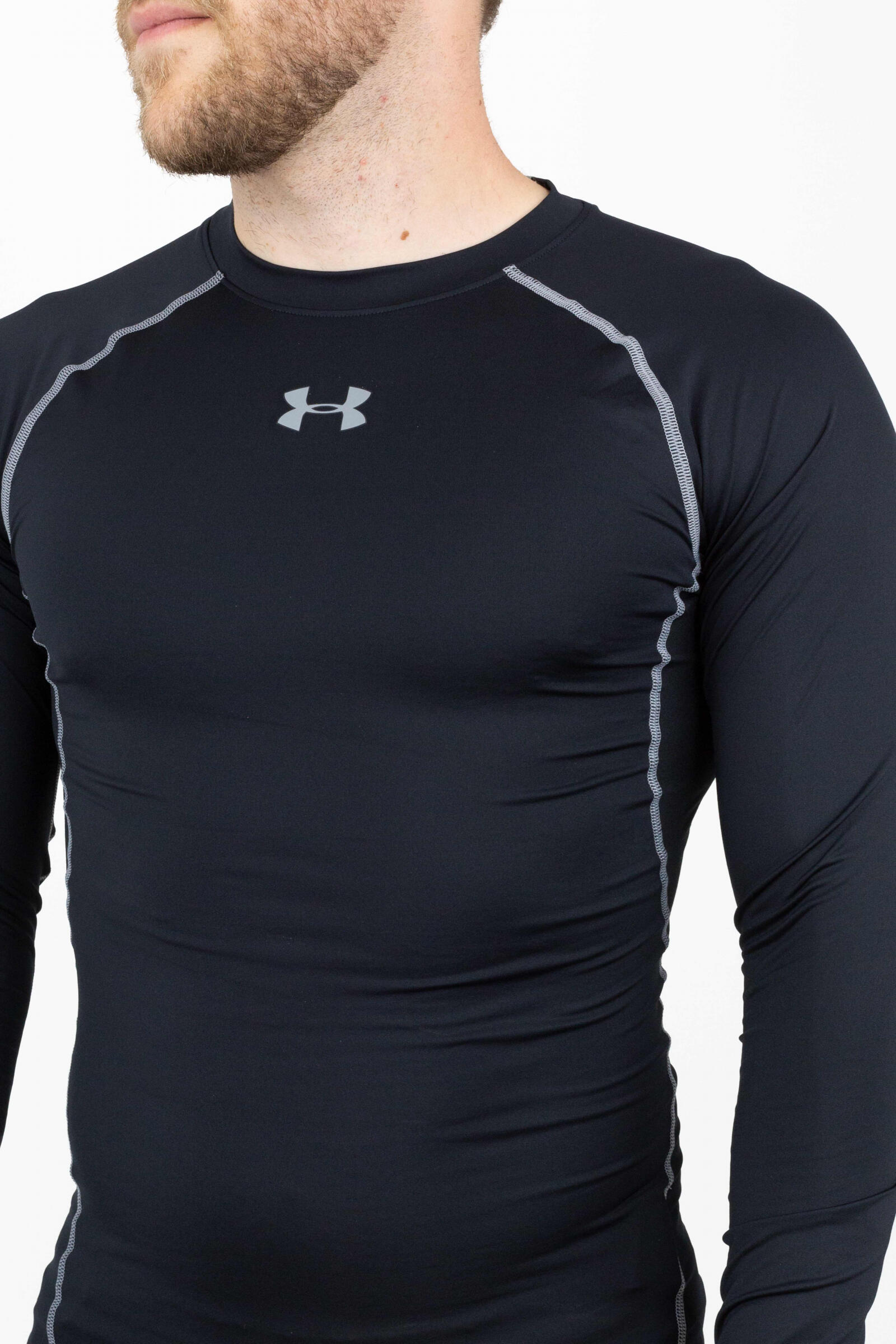 Under Armour Camiseta De Manga Larga Heatgear Armour Negro 4/4