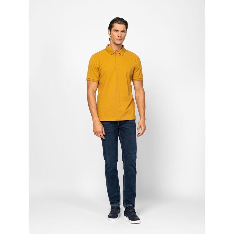 Tricou cu mânecă scurtă, cu guler, pentru bărbați DURBO