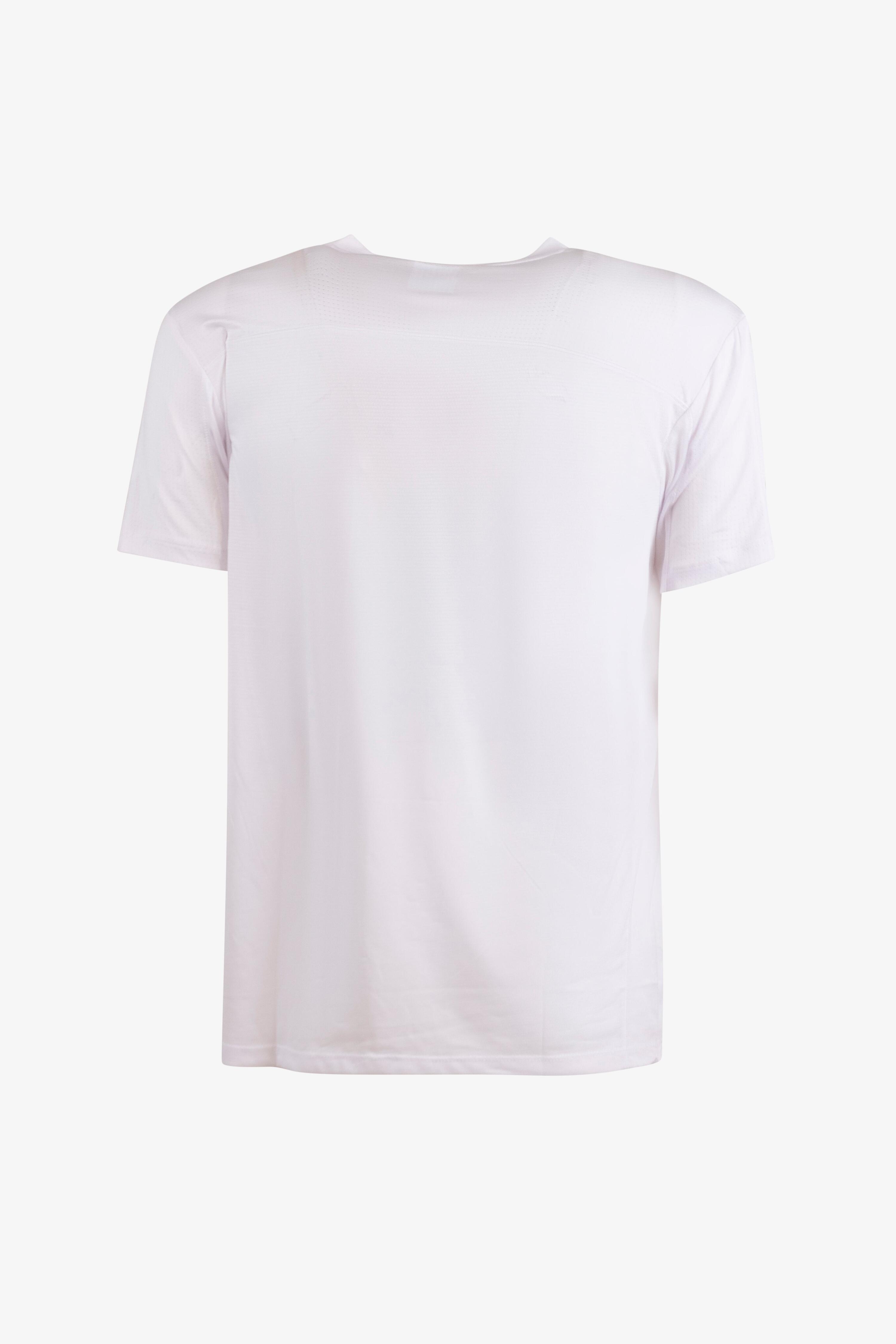 T-shirt Esercito padel a maniche corte bianca uomo 2/3