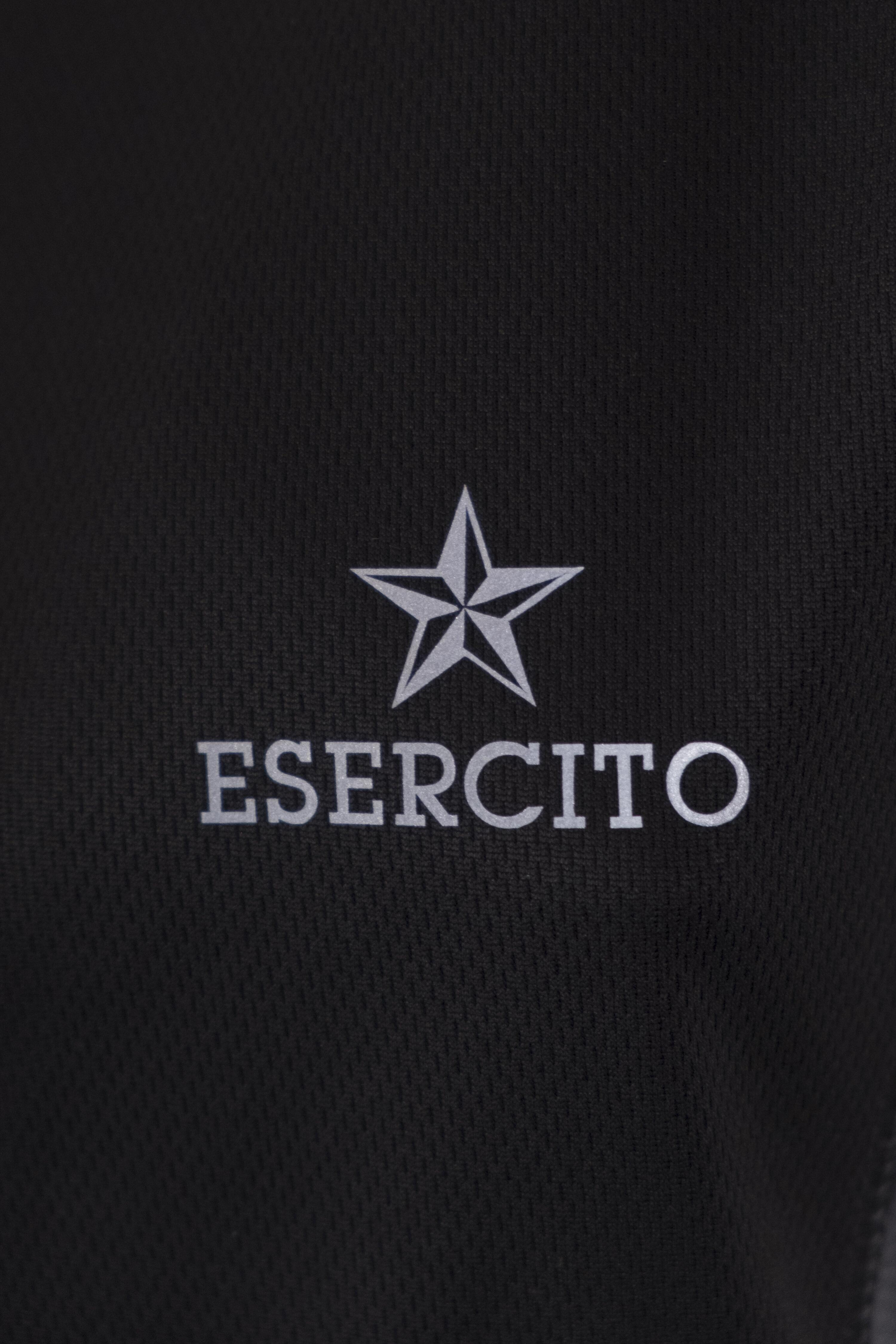 T-shirt Esercito running a maniche corte nera donna 3/4