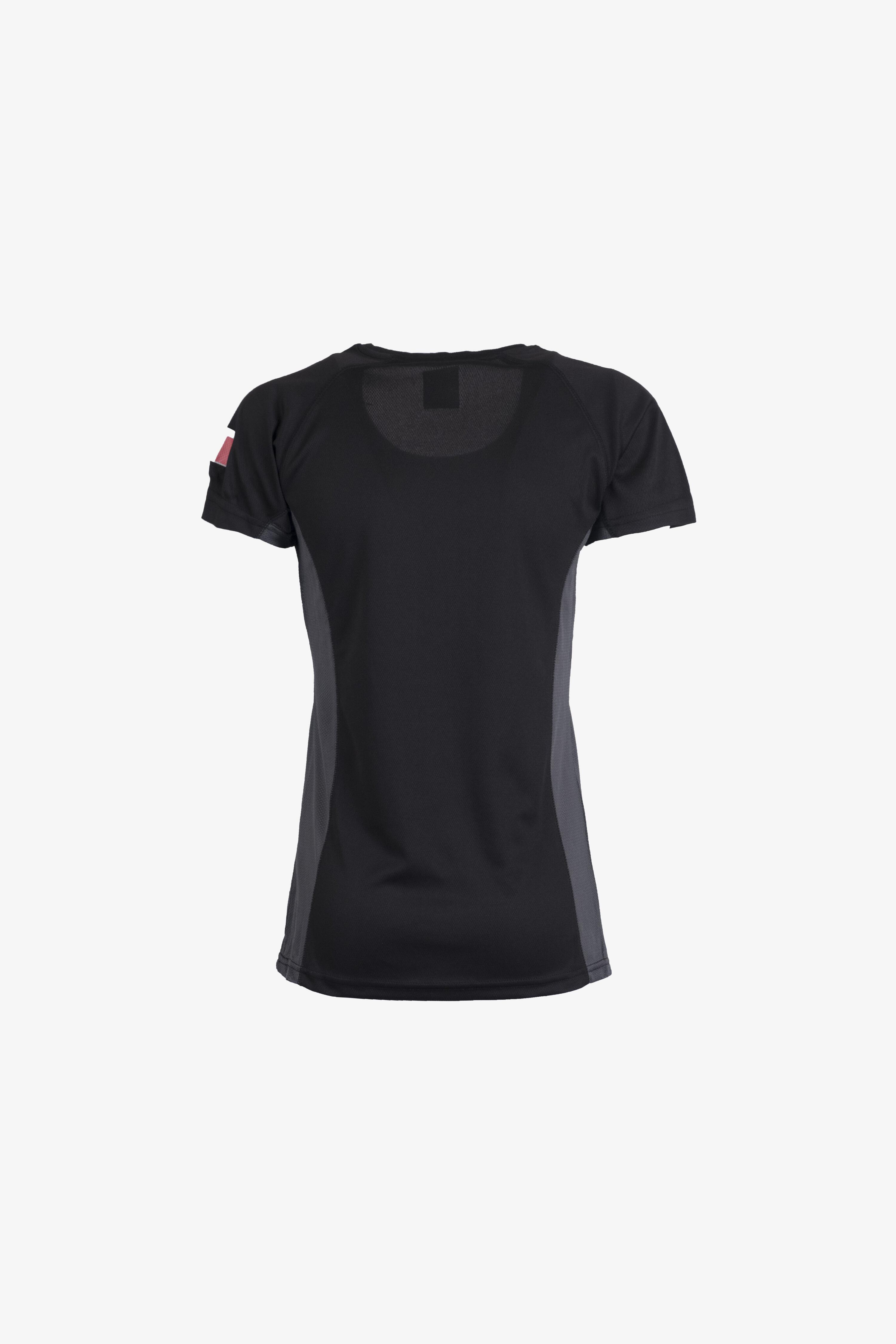 T-shirt Esercito running a maniche corte nera donna 2/4