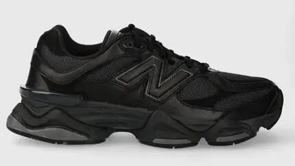 New Balance 9060 Triple Black Leather