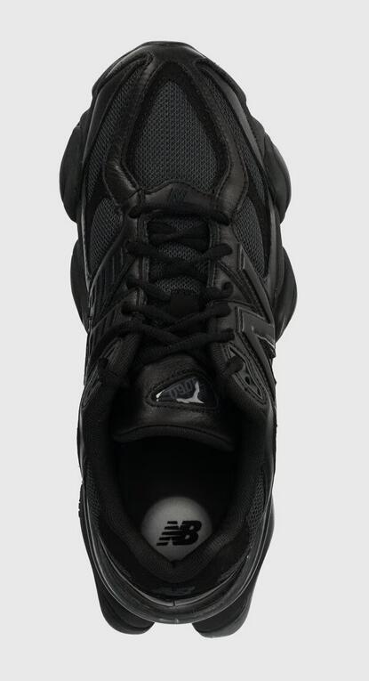 New Balance 9060 Triple Black Leather 4/5