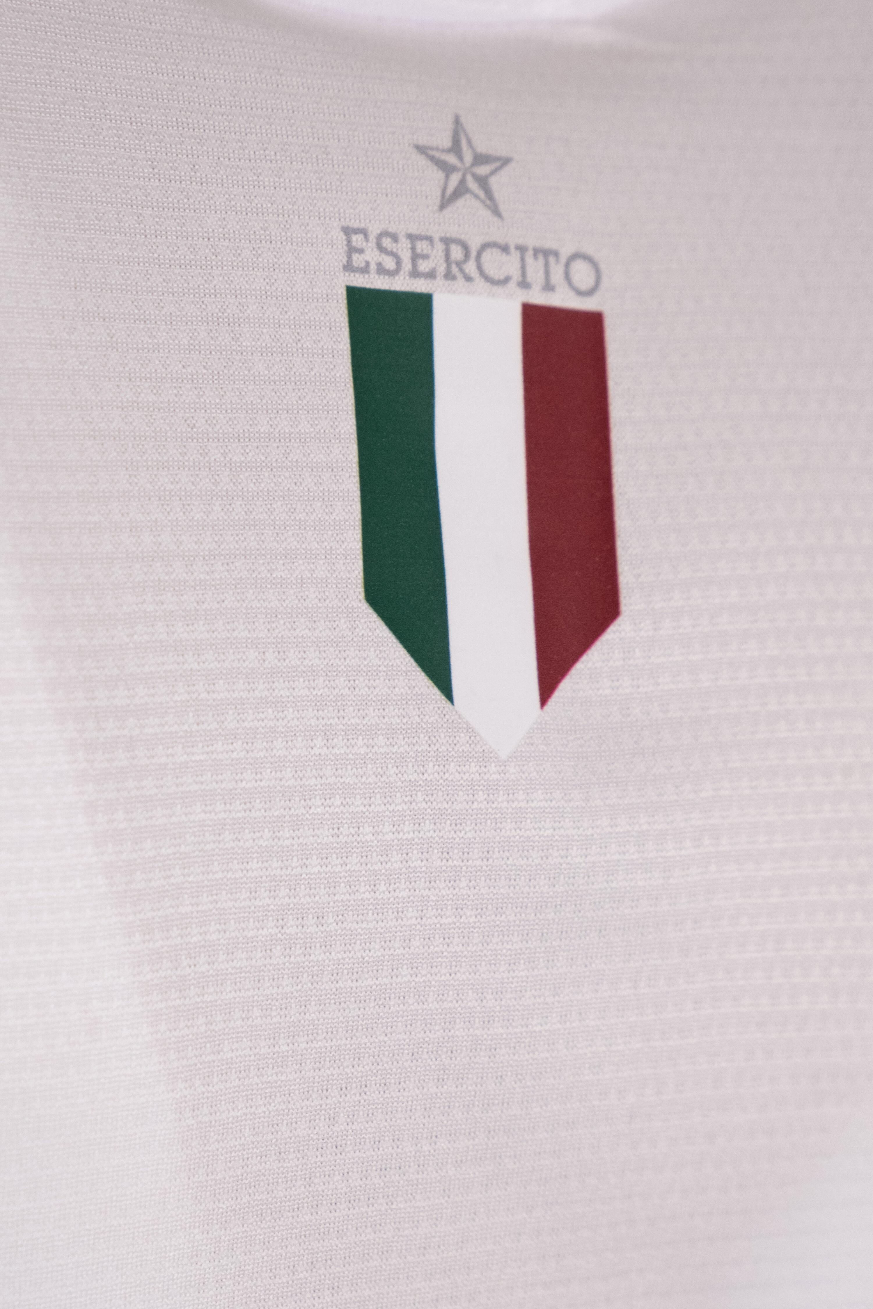 T-shirt Esercito padel a maniche corte bianca uomo 3/3