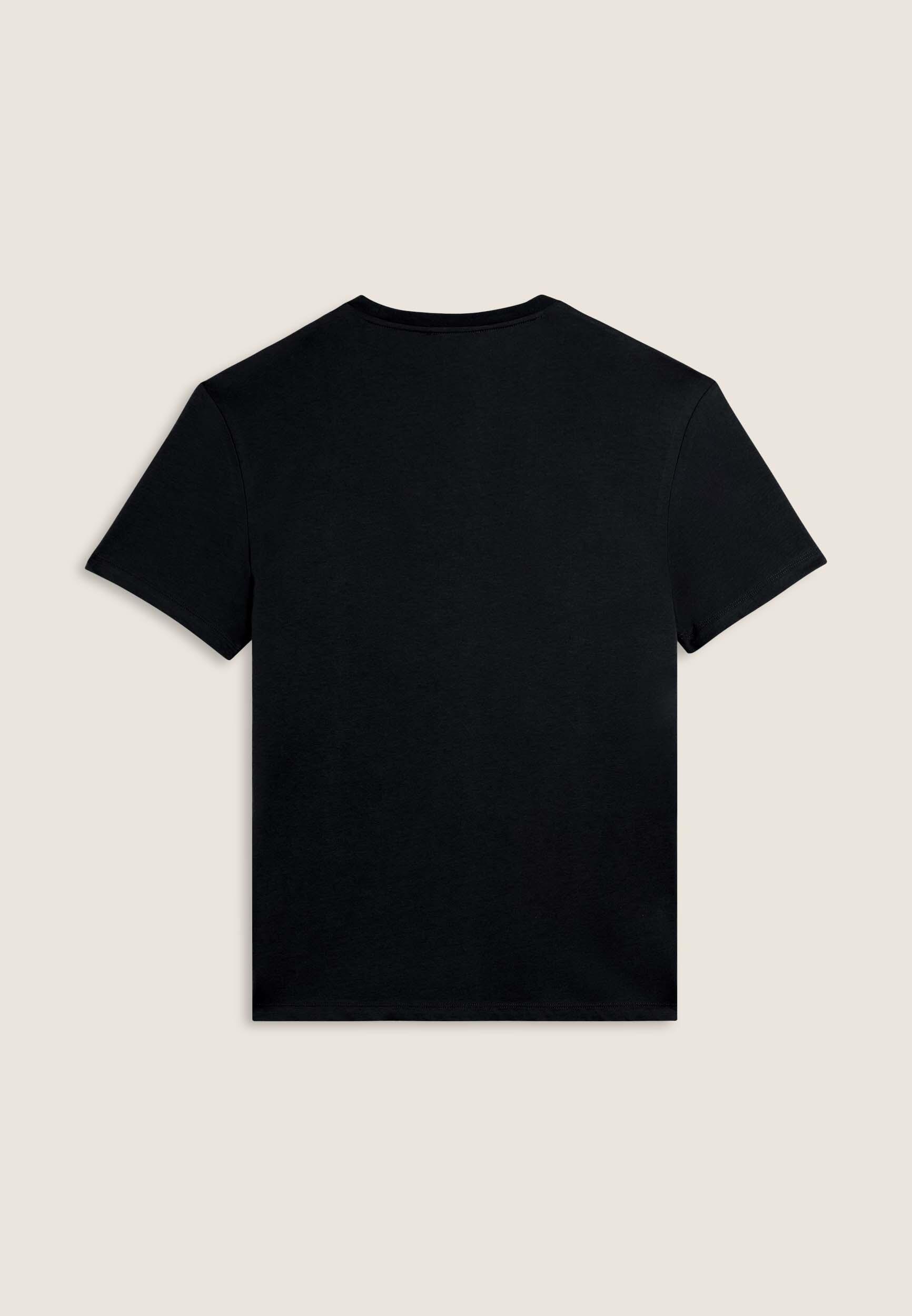 T-shirt basique en coton avec logo sur le cœur 2/3