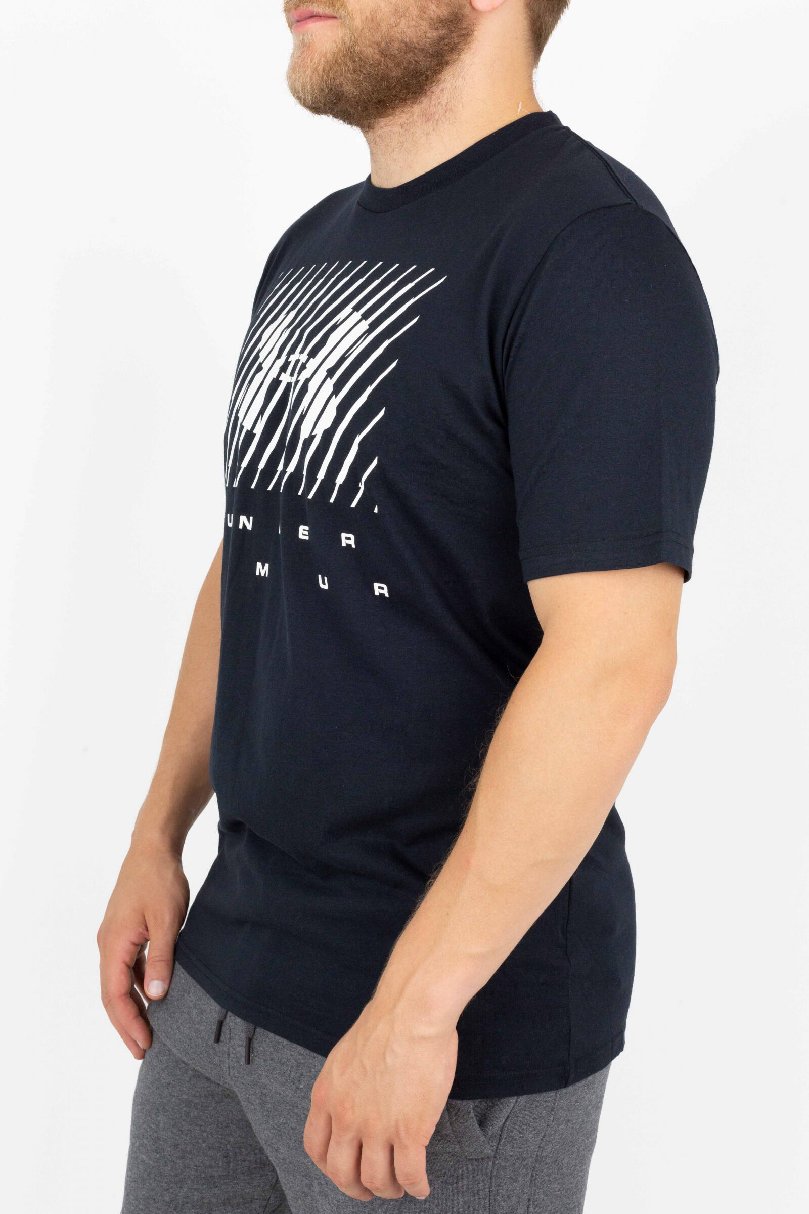 Under Armour Camiseta Con Logotipo Grande Negro 2/4