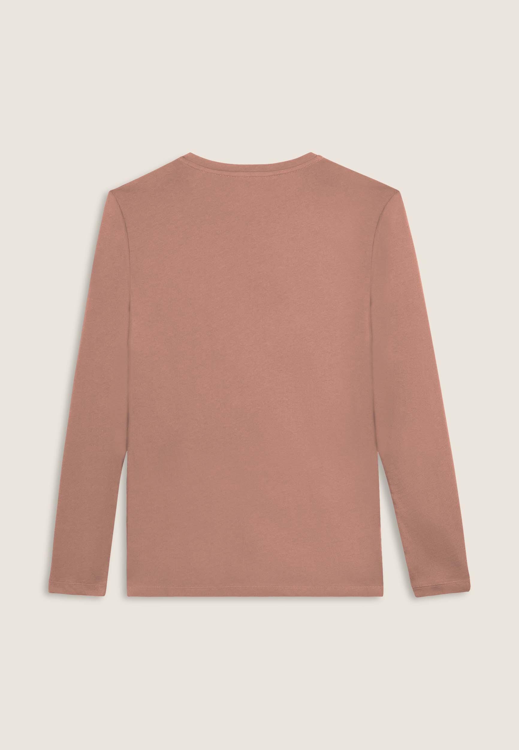 T-shirt comfort manica lunga con retro stampato 2/3