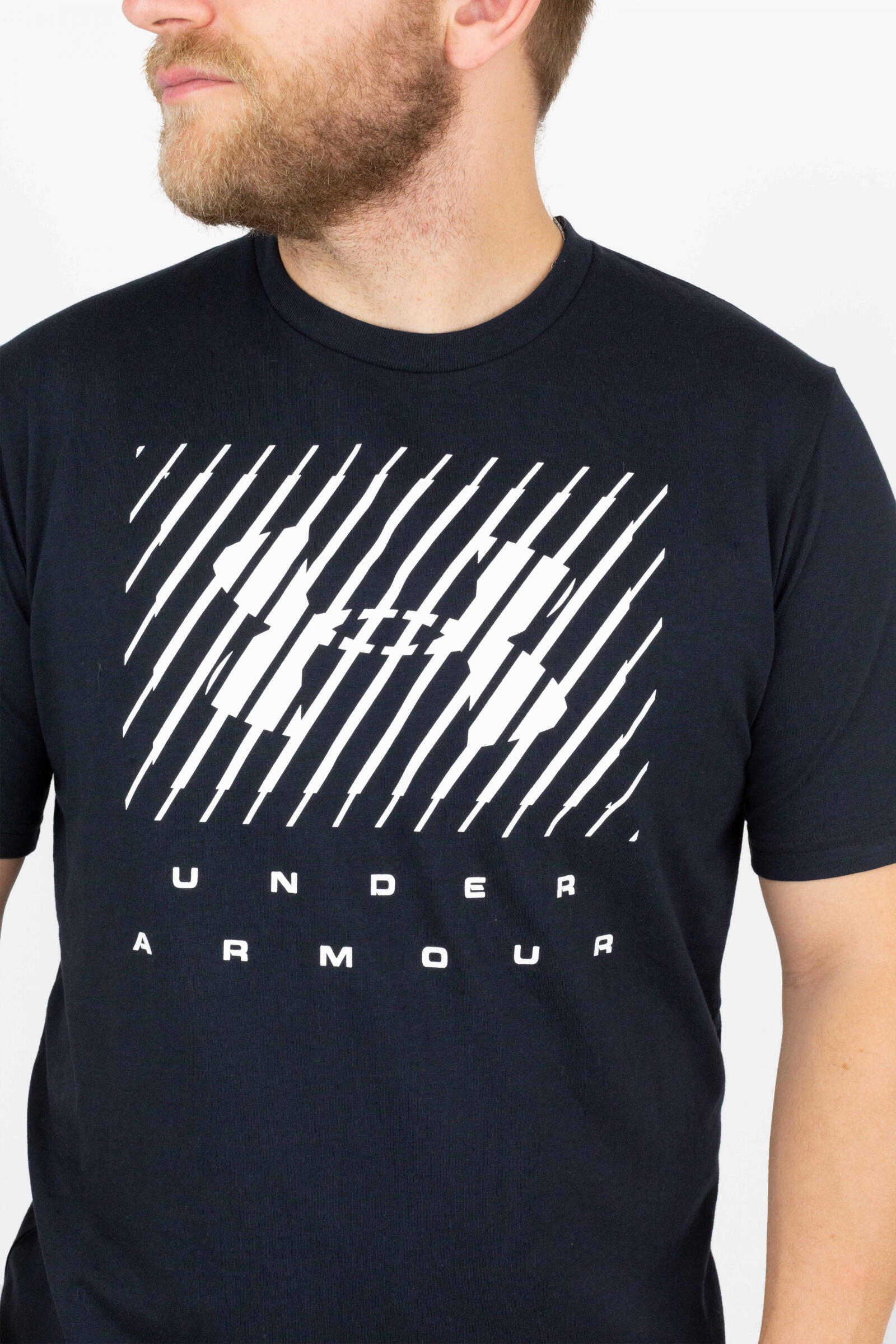 Under Armour Camiseta Con Logotipo Grande Negro 4/4