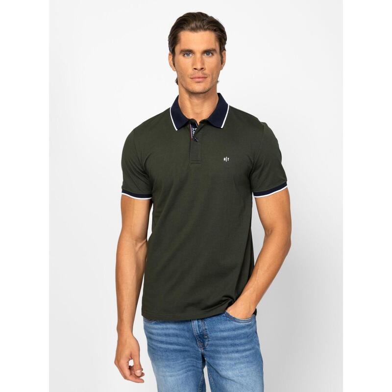 Tricou cu mânecă scurtă, cu guler, pentru bărbați DIMES