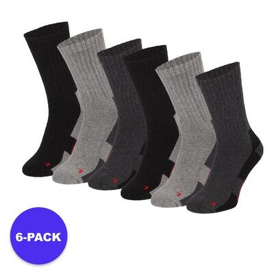 Apollo (sports) - thermo wandelsokken - grijs - maat 43/46 - 6-pack -