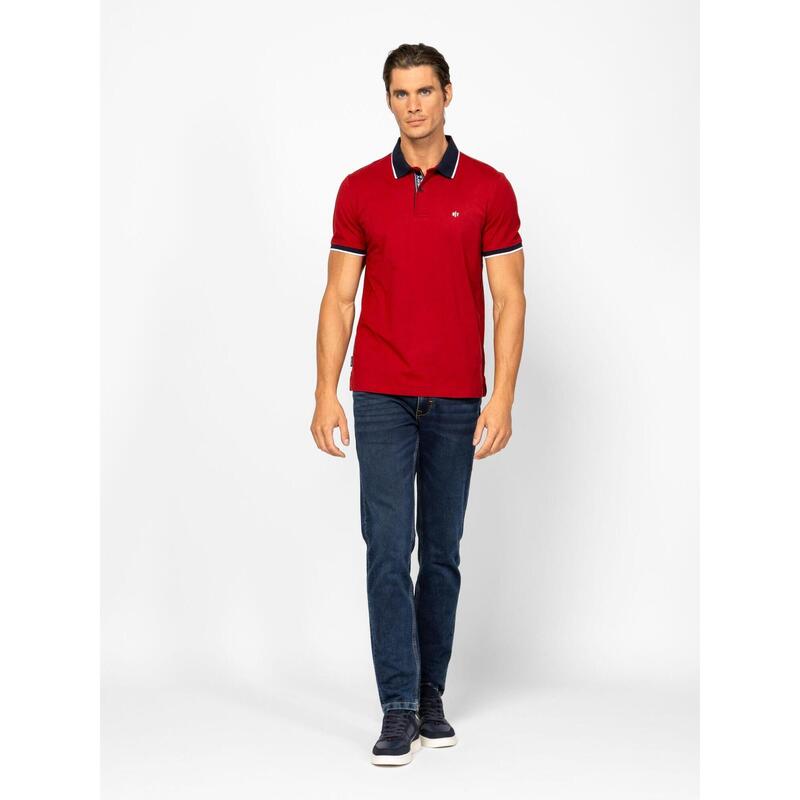 Tricou cu mânecă scurtă, cu guler, pentru bărbați DIMES
