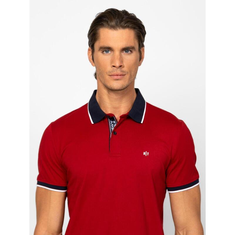 Tricou cu mânecă scurtă, cu guler, pentru bărbați DIMES