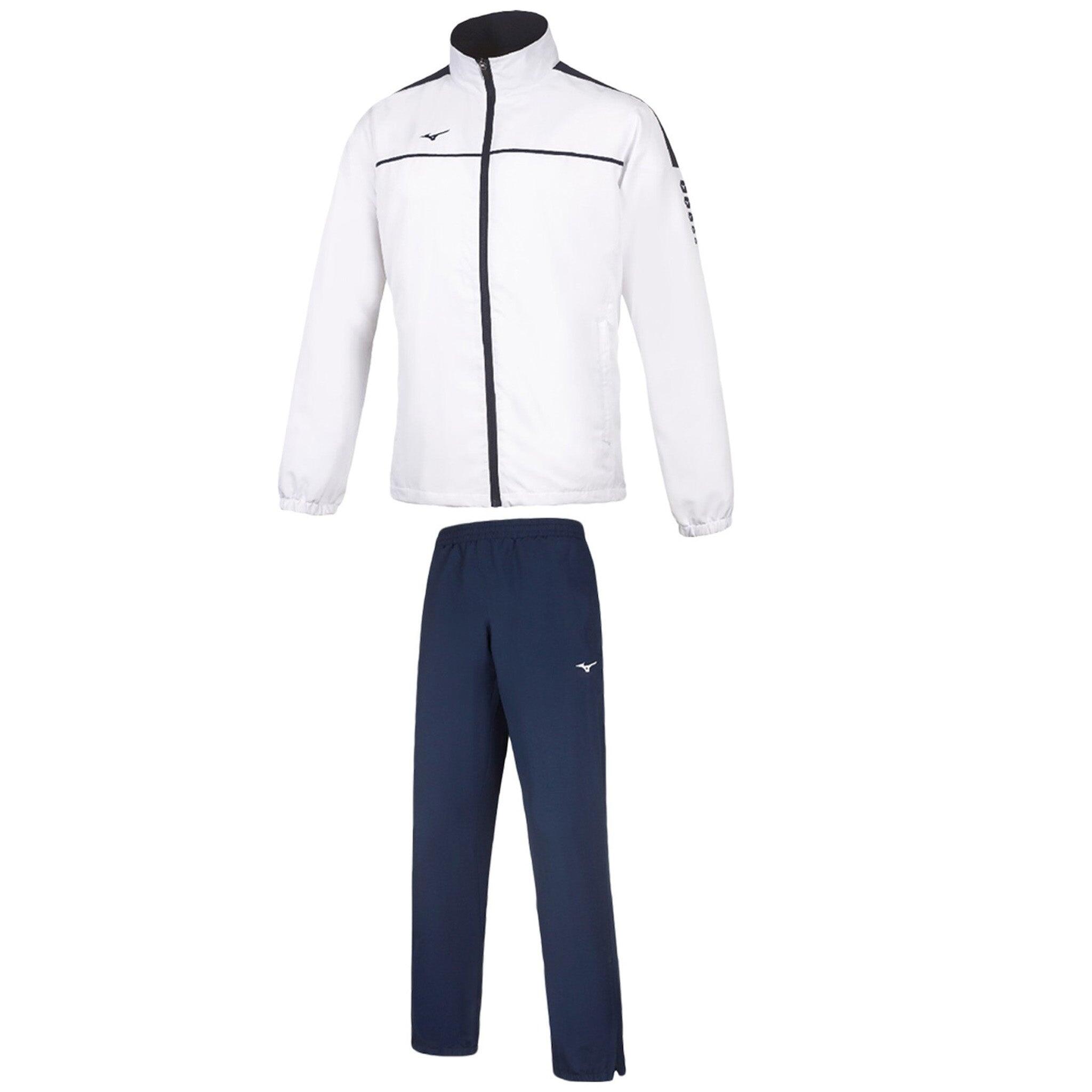 Mizuno TOKYO 東京国体 選抜 選手支給品 ジャージセット Mizuno Team Tokyo Micro Mens White/Navy Tracksuit | Decathlon