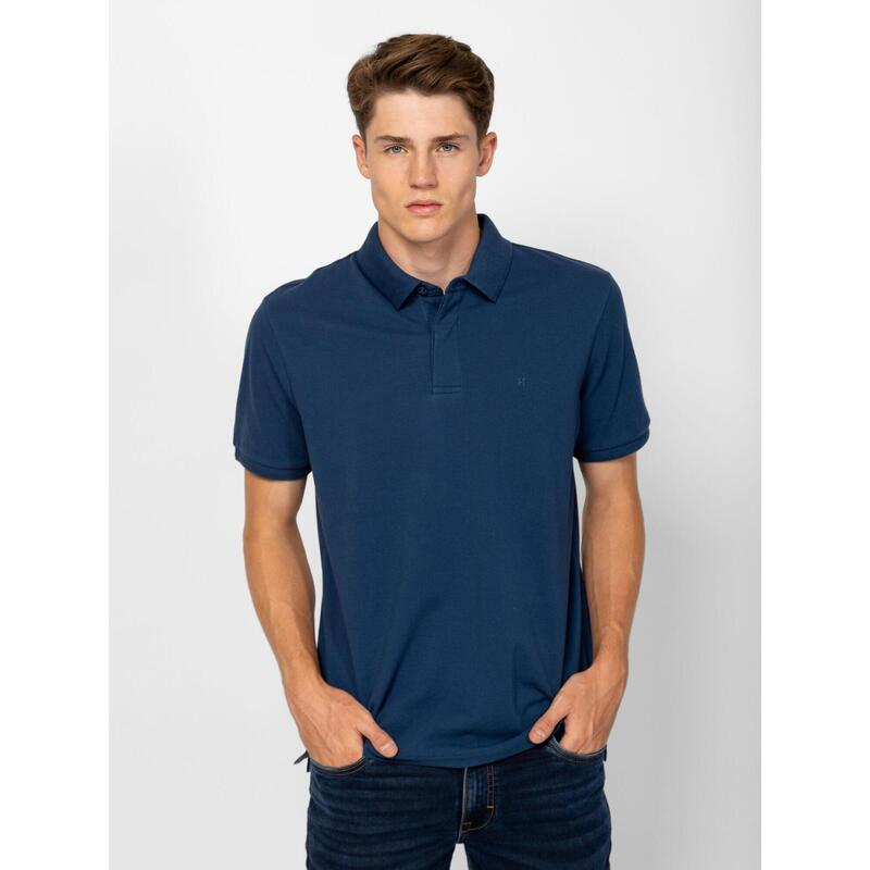 Tricou cu mânecă scurtă, cu guler, pentru bărbați DURBO