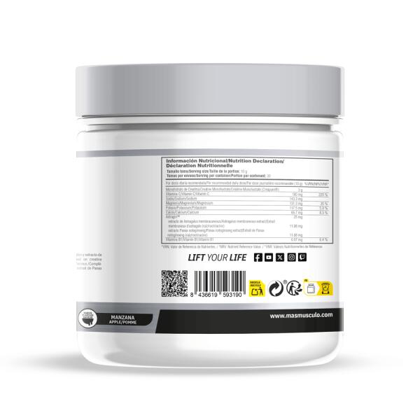 Creatine Performance (Creapure®) - 300g Pomme Verte de MASmusculo 2/5