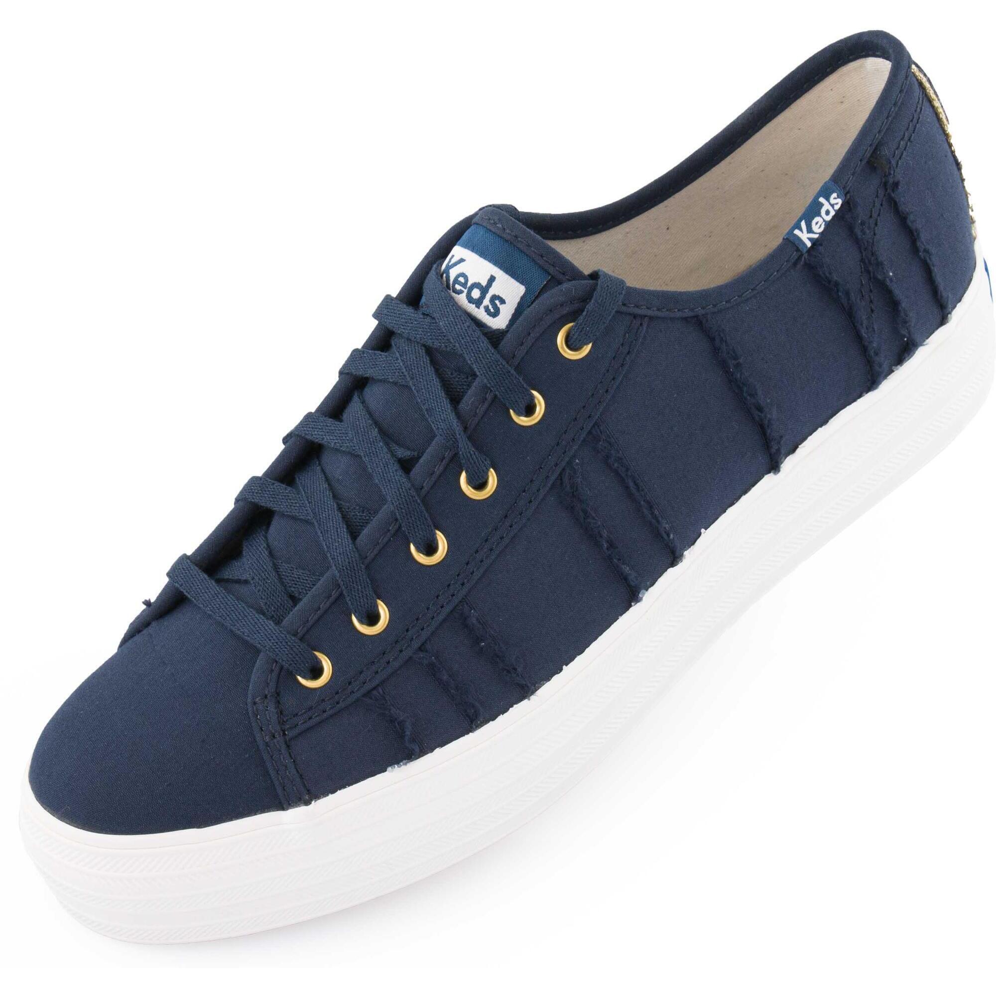 Ked - Baskets Keds Femme Triple Kick Semelle Haute – Indigo - Baskets - Bleu - Decathlon