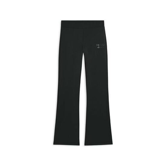 Pantaloni flare in felpa elasticizzata