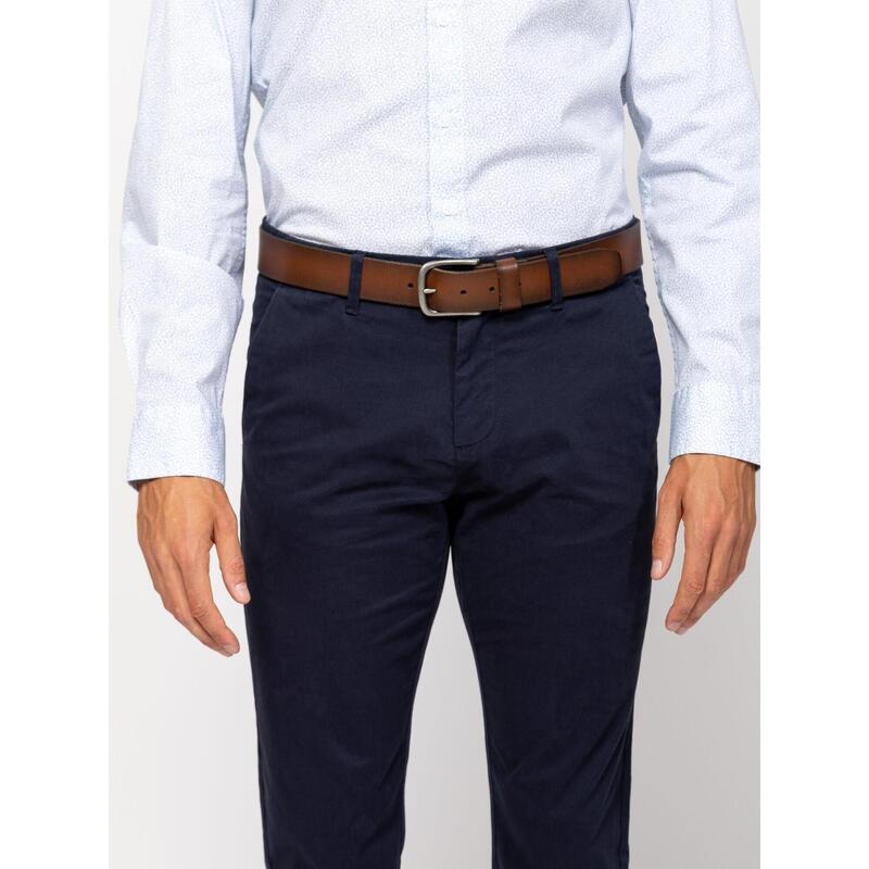 Pantaloni lungi din in pentru bărbați FERMO
