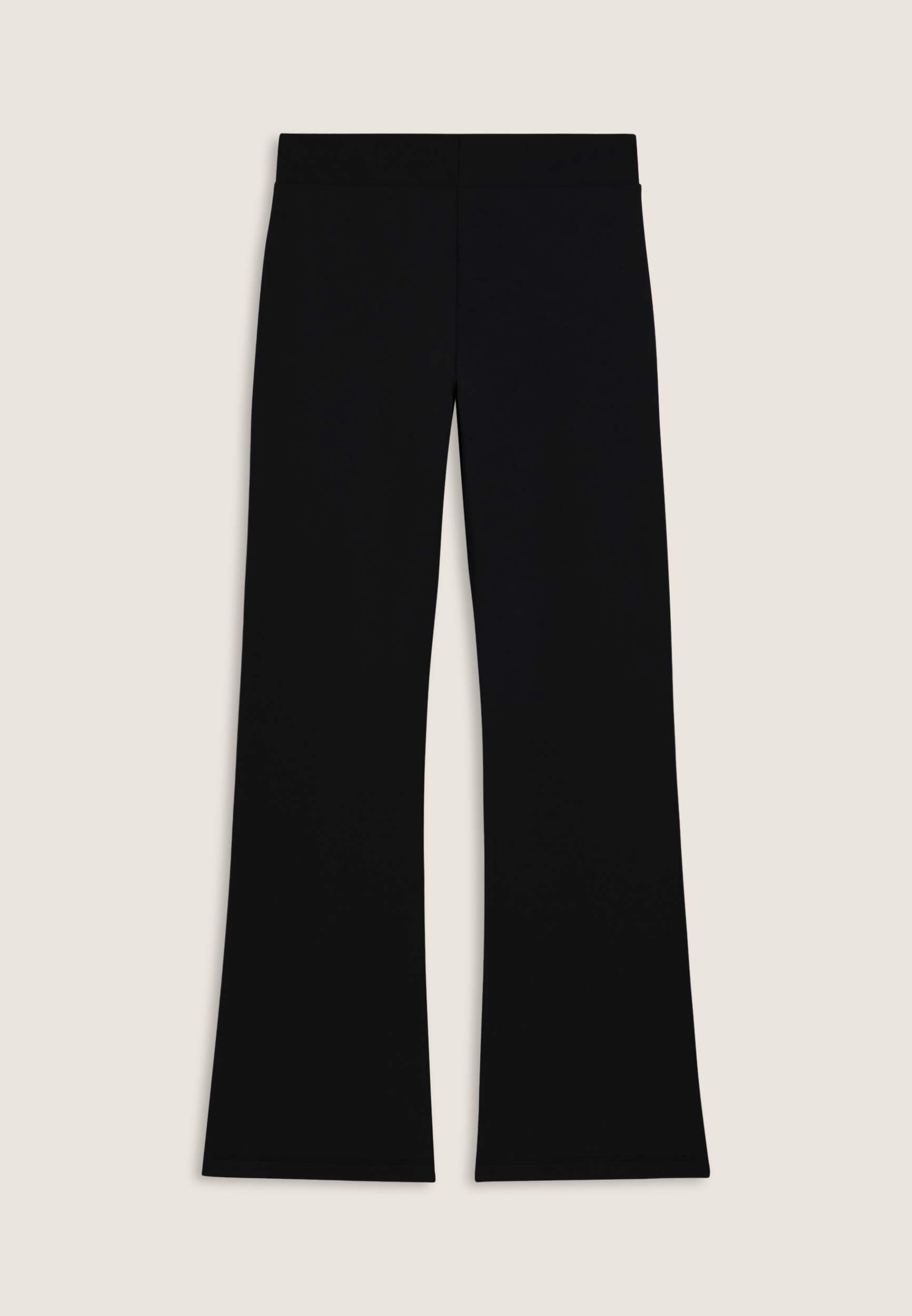 Pantalon flare en molleton élastique 2/3