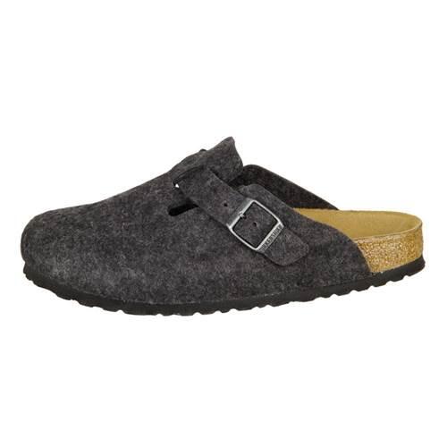 Klapki damskie Birkenstock Boston Anthracite Felt 2/5