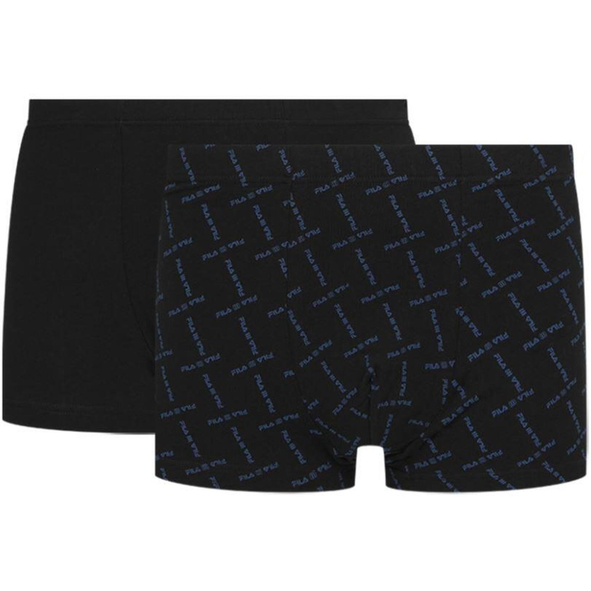 Fila bokserki 2-pack czarne XL