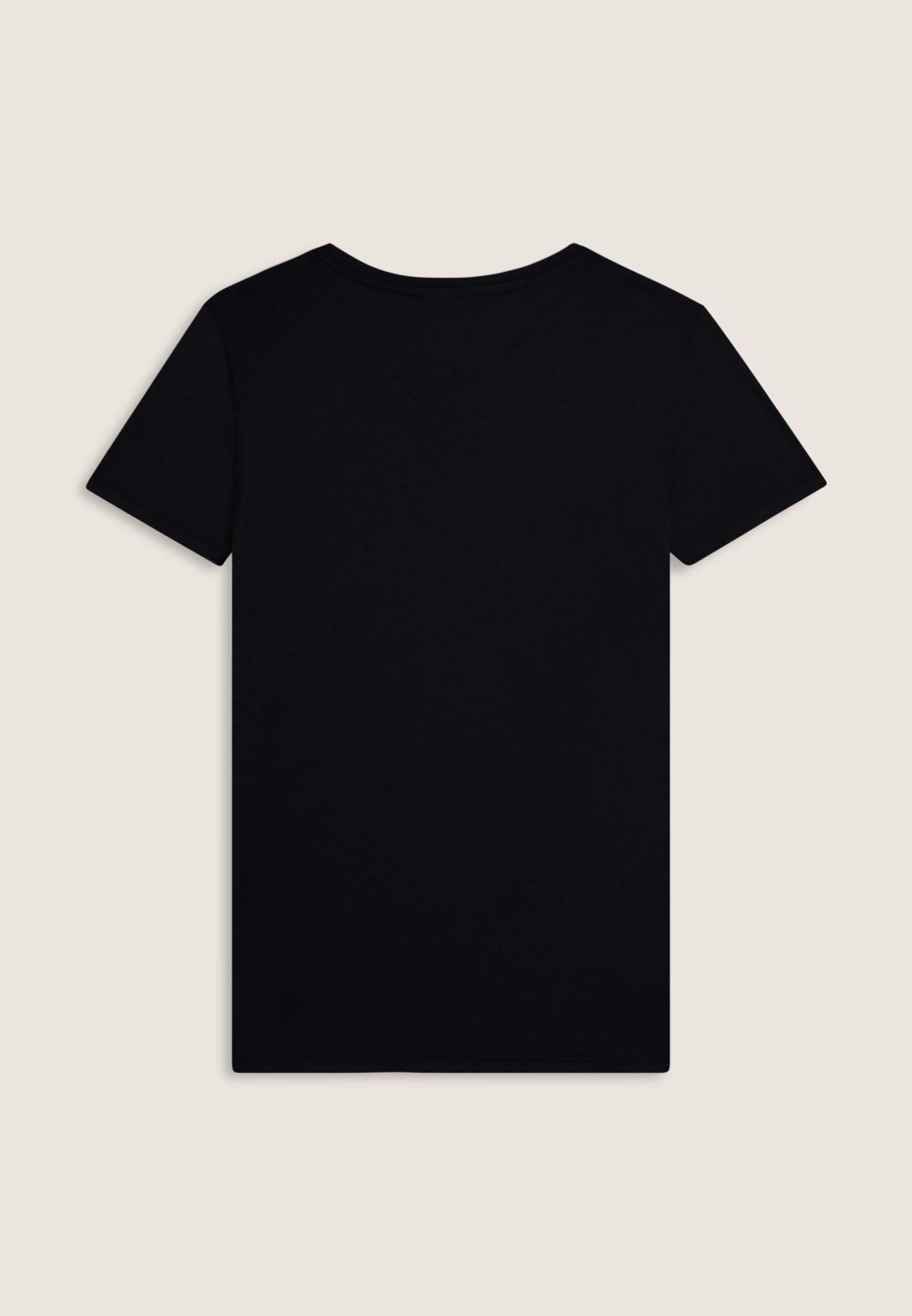T-shirt pour femmes avec logo bicolore en paillettes 2/3