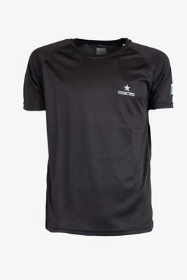 T-shirt Esercito running bianca a maniche corte uomo
