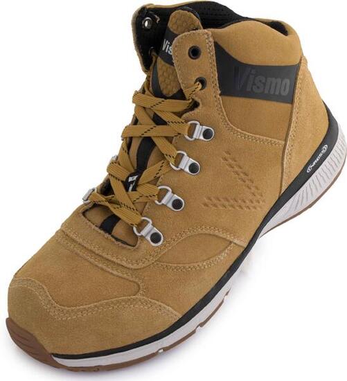 Vismo Safety S3 botas de seguridad altas, marrón cobre