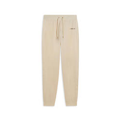 Pantalon avec bords côtelés aux chevilles et bandes avec logo