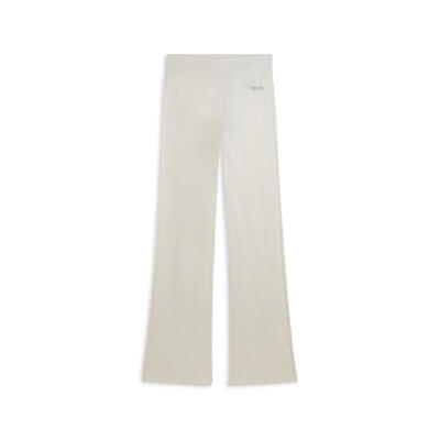 Leggings a zampa in felpa elasticizzata