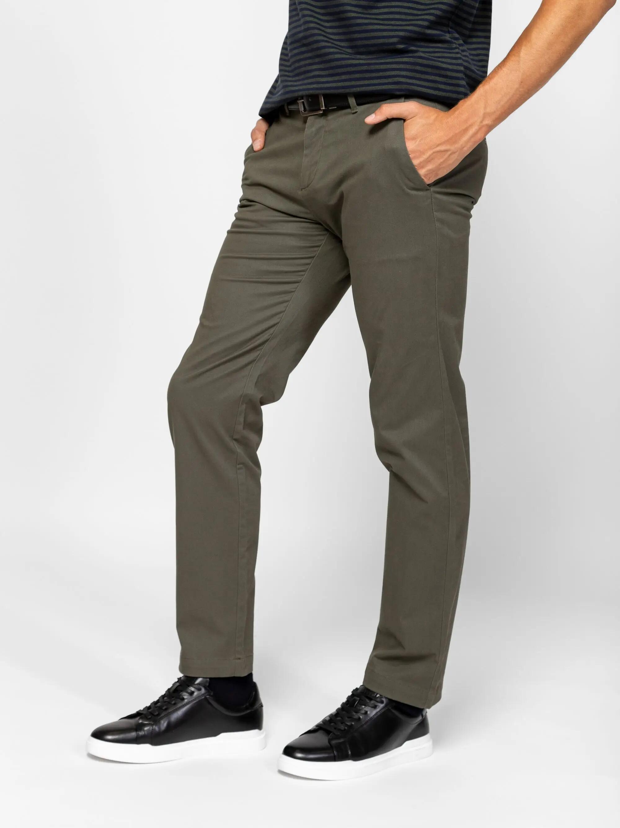 Pantaloni lungi din in pentru bărbați FERMO 4/5