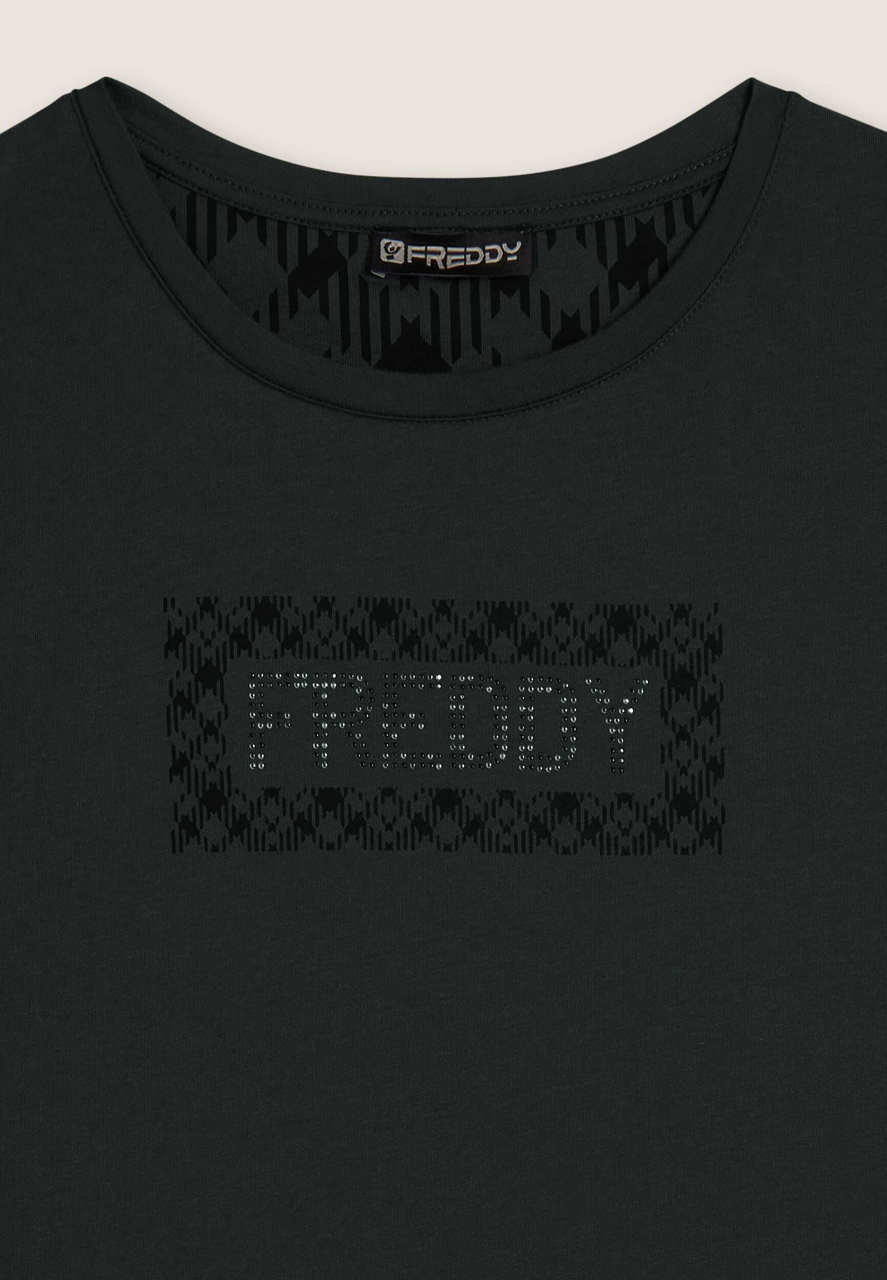 T-shirt avec logo et graphiques géométriques 3/3