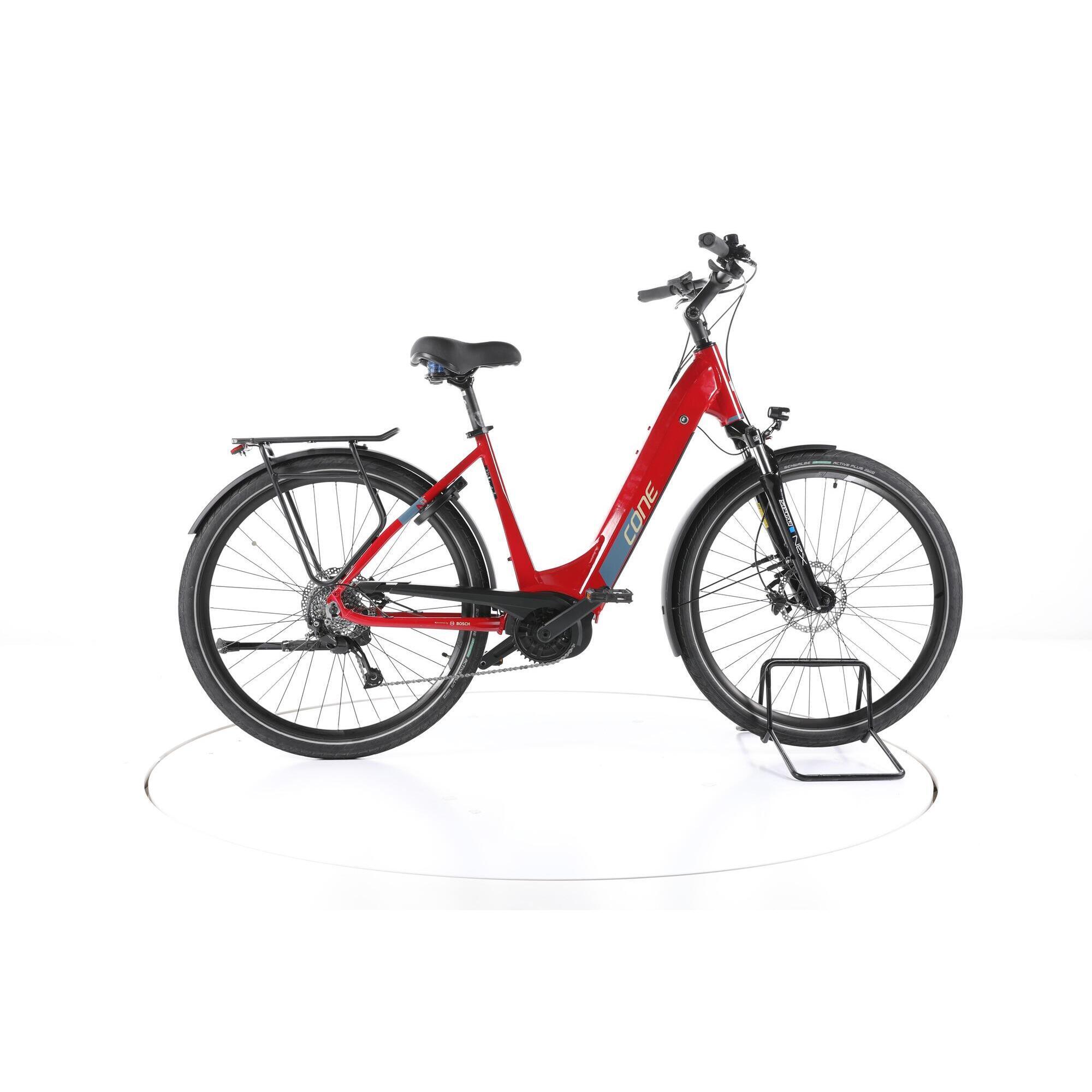 Cone - Reconditionné - Cone Bikes Estreet In 2.0 Trekking Vélo Entrée Basse - Bon - Vélo De Voyage - Rouge - 51 - Decathlon
