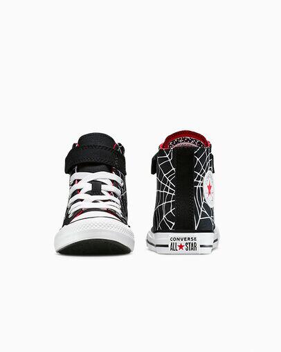Scarpe bambino converse chuck taylor all star spiderweb easy on - nero 6/7