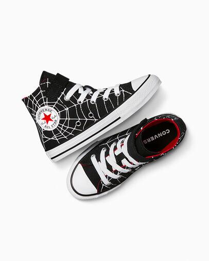 Scarpe bambino converse chuck taylor all star spiderweb easy on - nero 4/7